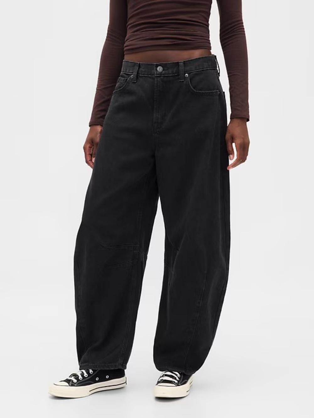NWT GAP Black Wash High Rise Ultra Soft Horseshoe Jeans - 12 TALL ONLY 815617 🩷